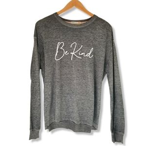 C&C California "Be Kind" Gray Heathered Size Medium Graphic Tee